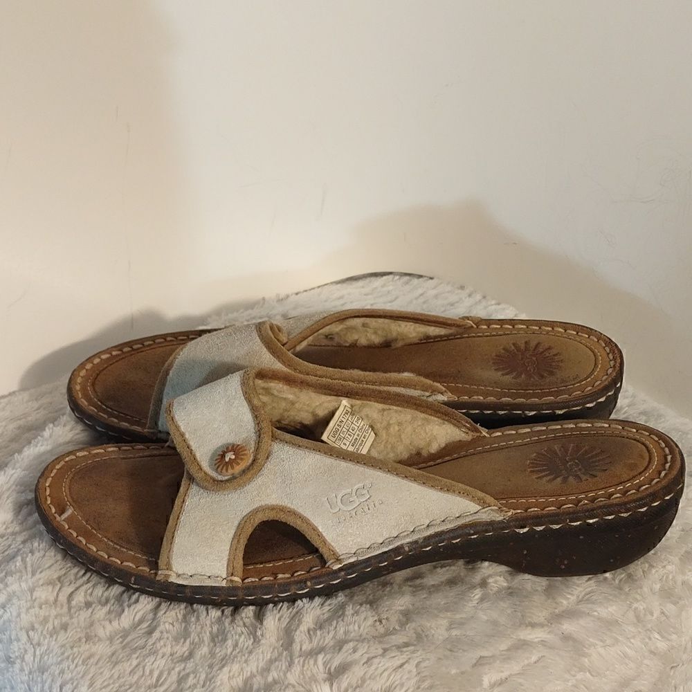 Ugg Australia Sheepskin Lined Slides